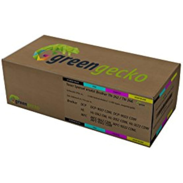 5 XXL Toner compatible for Brother TN-242 / TN-246 | for Brother HL-3142cw, DCP-9022cdw, MFC-9142cdn, MFC-9332cdw, MFC-9342cdw / cartridges black(2), cyan, magenta, yellow