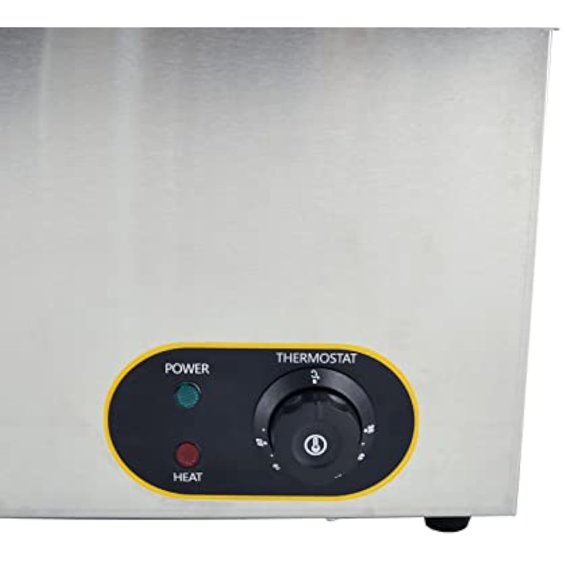 Electric Bain Marie 1500W Food Warmer Stainless Steel Steam Table Temperature Control for Catering and Restaurant, GN 1/3x2, 1/6x2 Pans with Lids