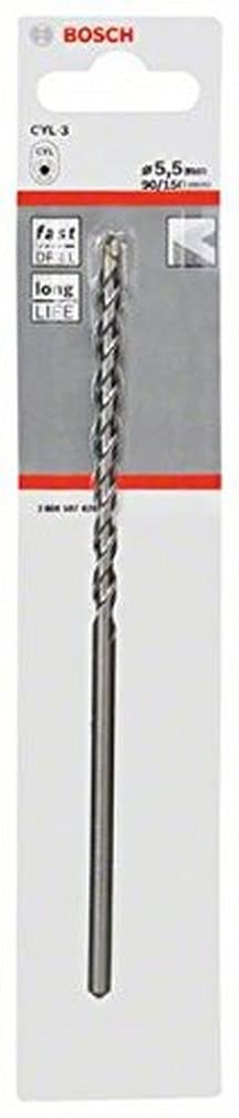 Bosch Accessories Professional 5-Pc HEX-5 Concrete Drill Bit Set (Concrete, Ø 4/5/6/8/10 mm, Accessory Impact Drill)