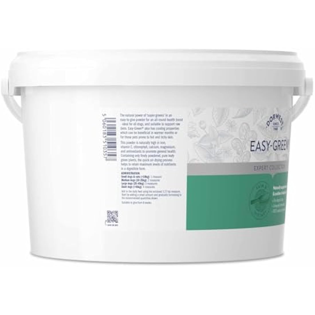 Dorwest Herbs Easy-Green Powder 1kg, Super Green Raw Diet Supplement for Dogs, Itch Relief for Dogs and Cats – Natural Supplement for Cats and Dogs with Allergies, (14DOR028)