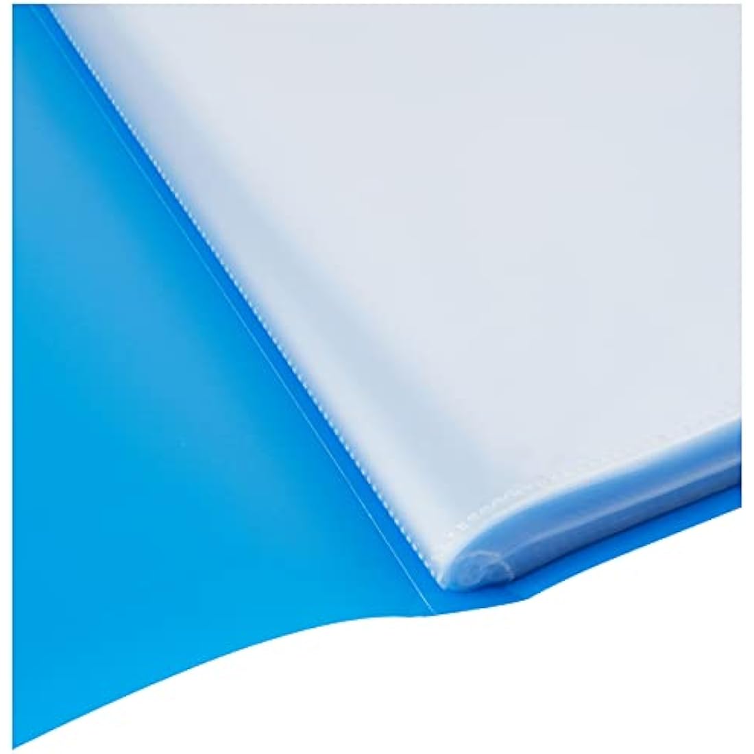 Exacompta - Ref 85102E - Soft PP Display Book - Suitable for A4 Documents, Made from Polypropylene, Lightweight, 100 Pockets, 200 Viewing Pages - Blue Cover