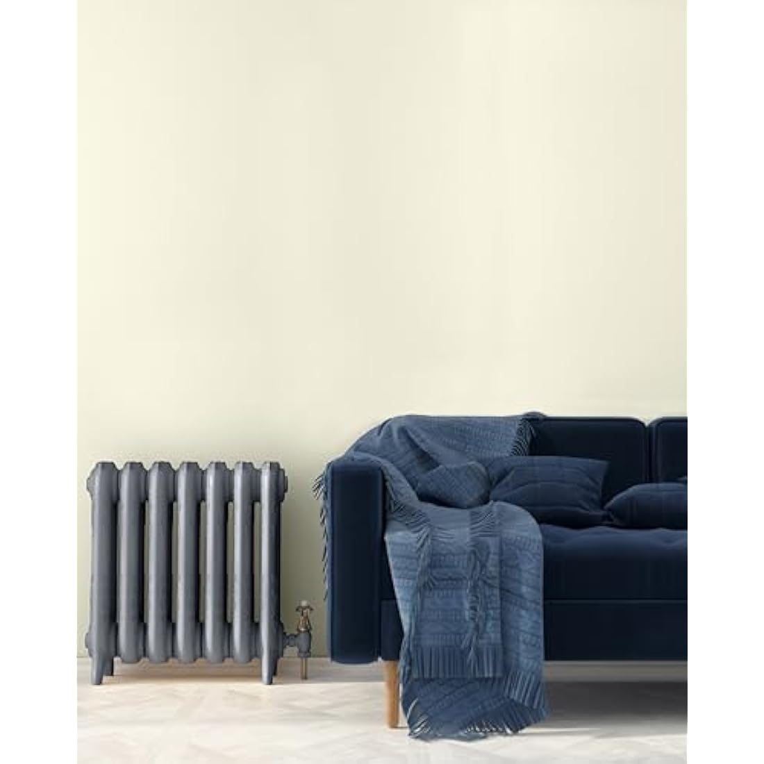 Johnstone's - Wood & Metal Paint - Satin Finish - Urban Sky - 750ml - Water Based - Non Drip & Quick Drying - Radiator Paint - Low Odour - Dry in 1-2 Hours - 8m2 Coverage per Litre