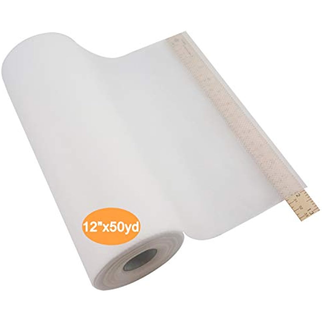 New brothread No Show Mesh Machine Embroidery Stabilizer Backing 12" x50Yd (30cmx46M) roll - Light Weight 50gm (1.8oz) - Cut into Variable Sizes for Machine Embroidery and Hand Sewing