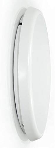 IP65 Ultra Slim 22W LED Microwave Motion Sensor Movement Detector Bulkhead Light Cool White 4000K or Daylight 6000K Dim Mode Function (Daylight 6000K)