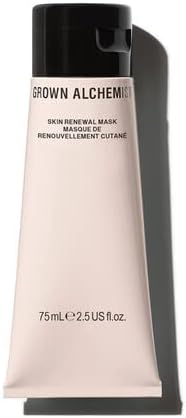 Grown Alchemist Skin Renewal Mask - Creamy, Wash-off Clay Mask – Gently Exfoliates and Boosts Hydration for Radiant Skin – Fruit Acids and Echinacea – 75ml