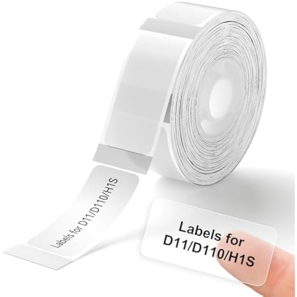 NIIMBOT Thermal Label 0.55"x1.18"(14x30mm) Waterproof Paperfor D11/D110/D101/H1S, Self-Adhesive Stickers for Office&Home Orgnaizaiton, 1 Roll of 210