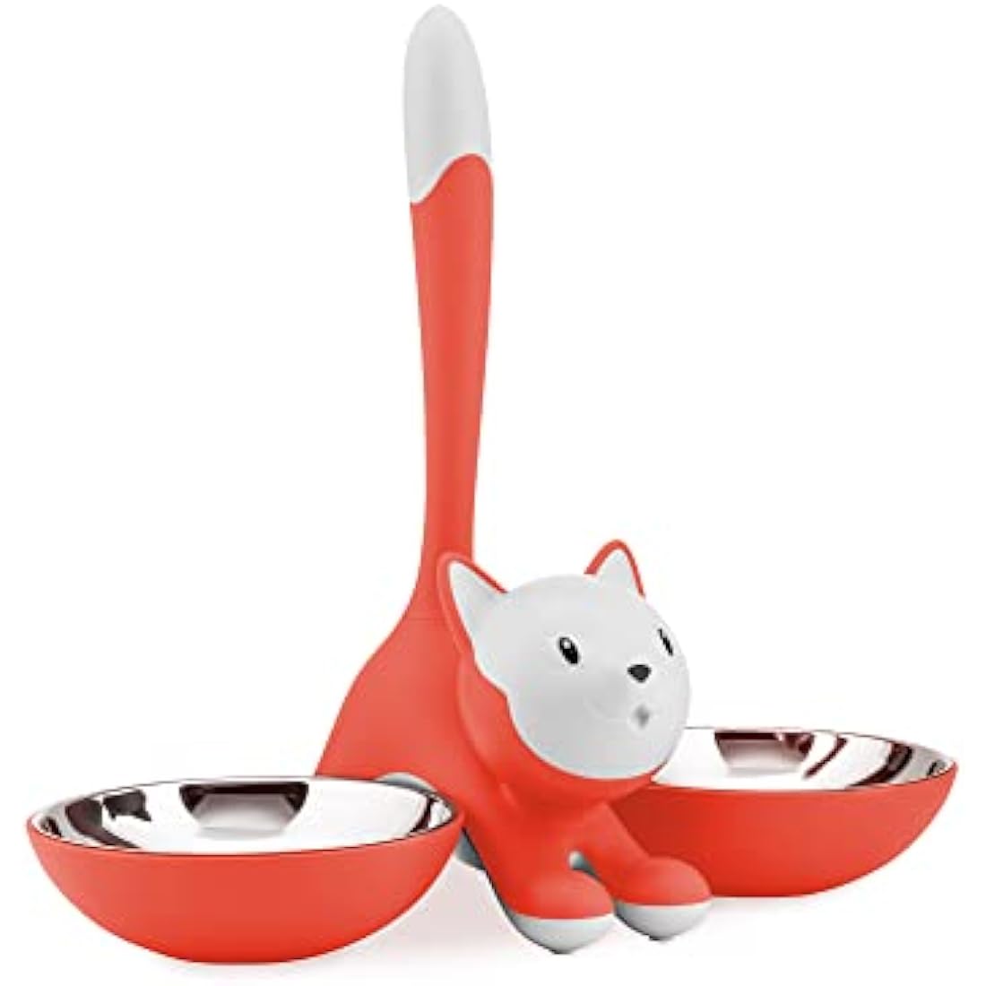 Alessi Cat Accessories, PP,18/10 stainless steel, Orange, red, One Size
