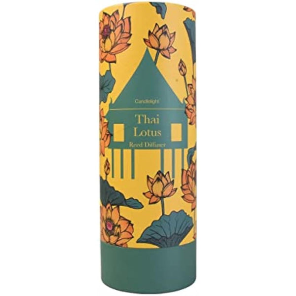 150ml Glass Reed Diffuser With Thai Lotus Flower Scent | Home Fragrance Reed Diffuser Set | Scented Oil Room Diffuser - Aroma Gift