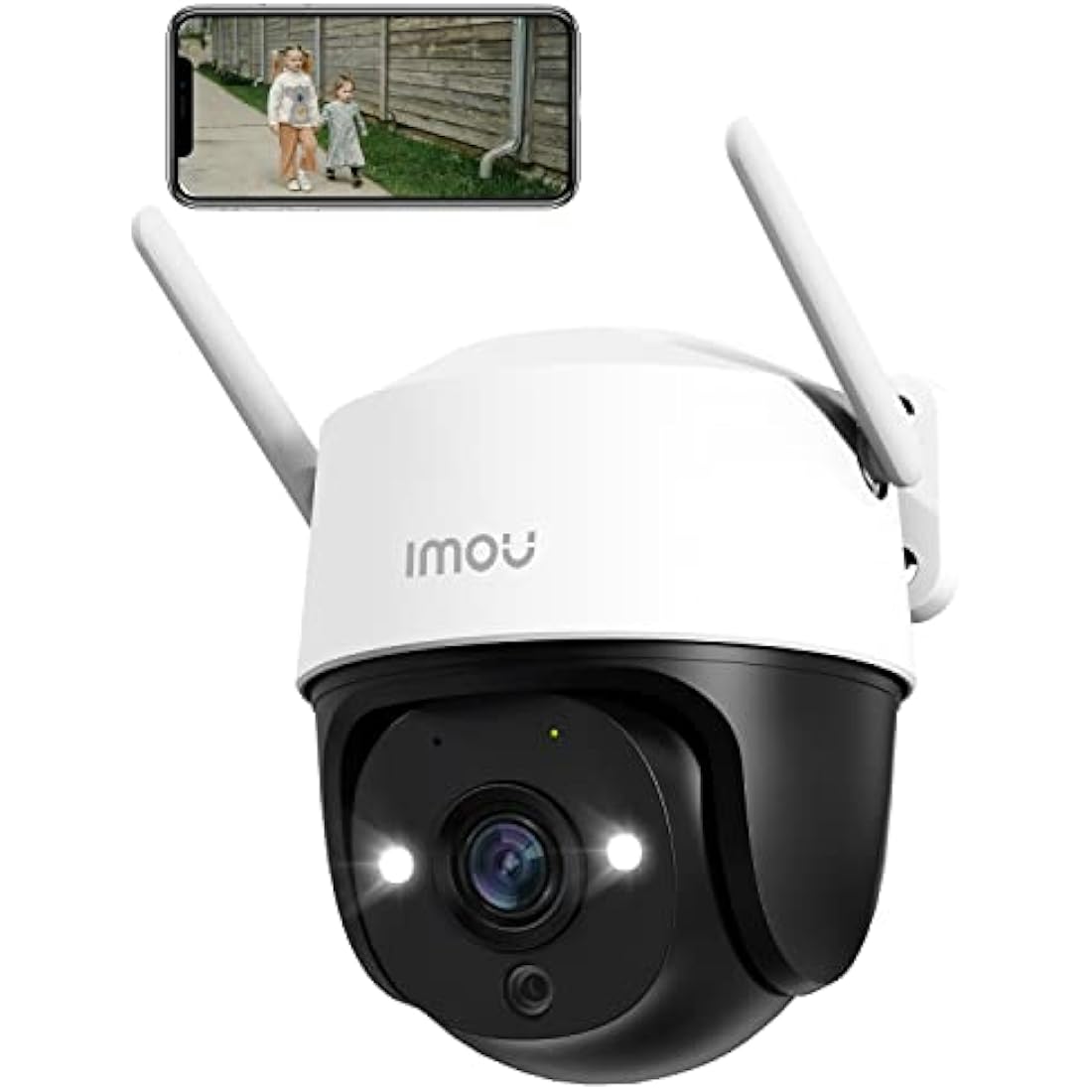 Imou 2K Outdoor Security Camera with AI Human/Vehicle Detecion, 360° PTZ WiFi Outdoor Camera Home IP CCTV with 30m Color Night Vision, Auto Motion Tracking, 2-way Audio, IP66, Siren Spotlight