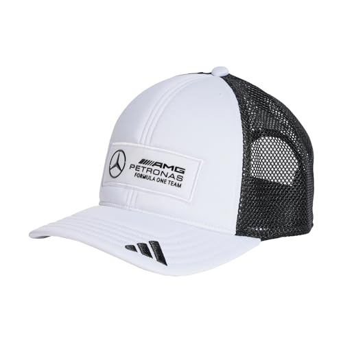 adidas Unisex Mercedes - Amg Petronas Formula One Team Snapback Logo Trucker Cap Baseball Cap
