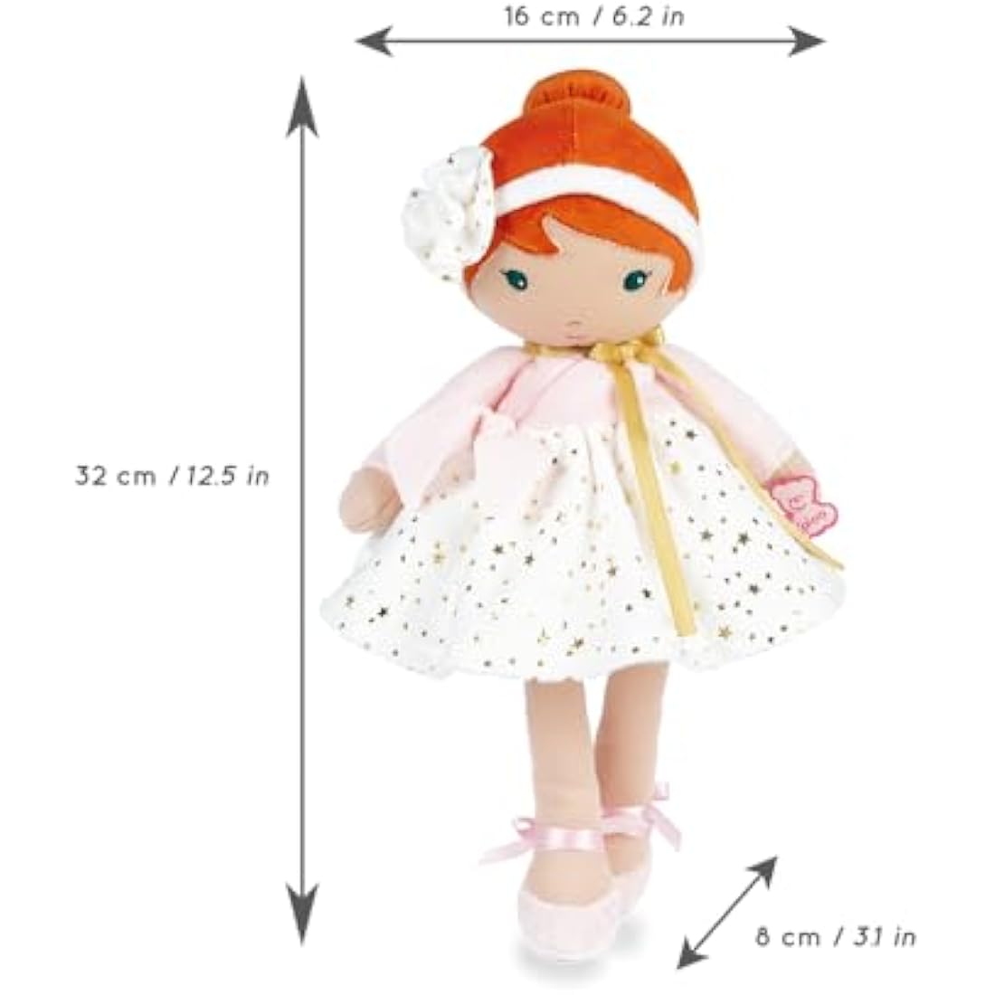 Kaloo - Tendresse - My First Soft Doll - Valentine K, 32 cm / 12.6'', K963658, multicolor