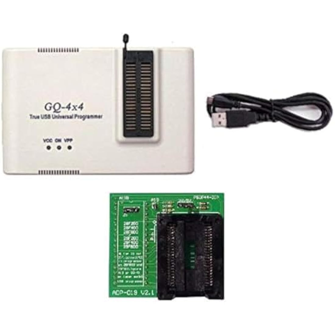 GQ PRG-108 GQ-4X V4 (GQ-4X4) USB Universal Programmer + ADP-019 PSOP44 Adapter Support 29F400