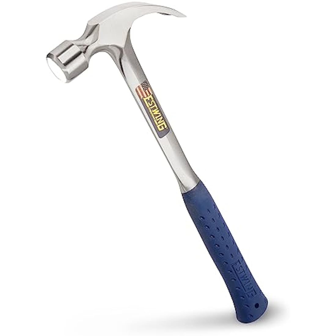 Estwing E3-22C 22oz 16-inch Smooth Face Framing Hammer with Vinyl Shock Reduction Grip