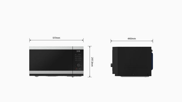 Samsung MS23K3513AK Solo Microwave, 23 Litre, Black