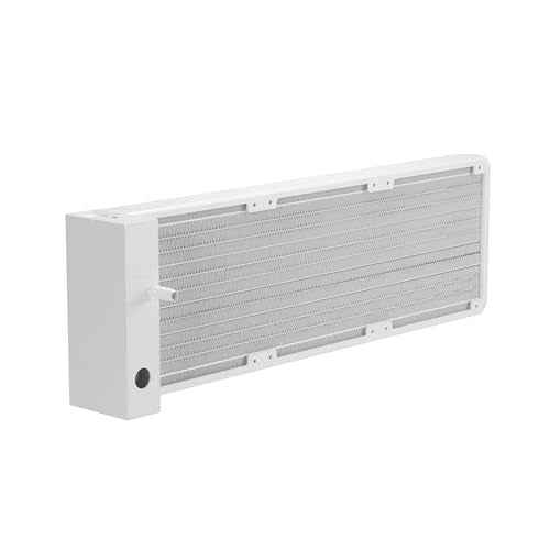 GAMDIAS CHIONE E4 240mm AIO Liquid CPU Cooler, Real-Time Digital Display Patented PWM Pump, 2 x 120mm Easy Cable Management Daisy Chained Fans w/ ARGB Sync, Intel LGA 1851/1700/1200；AMD AM5/AM4, Black