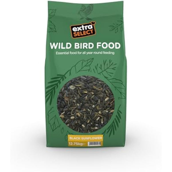 Extra Select Black Sunflower Seed Wild Bird Food, 12.75 kg