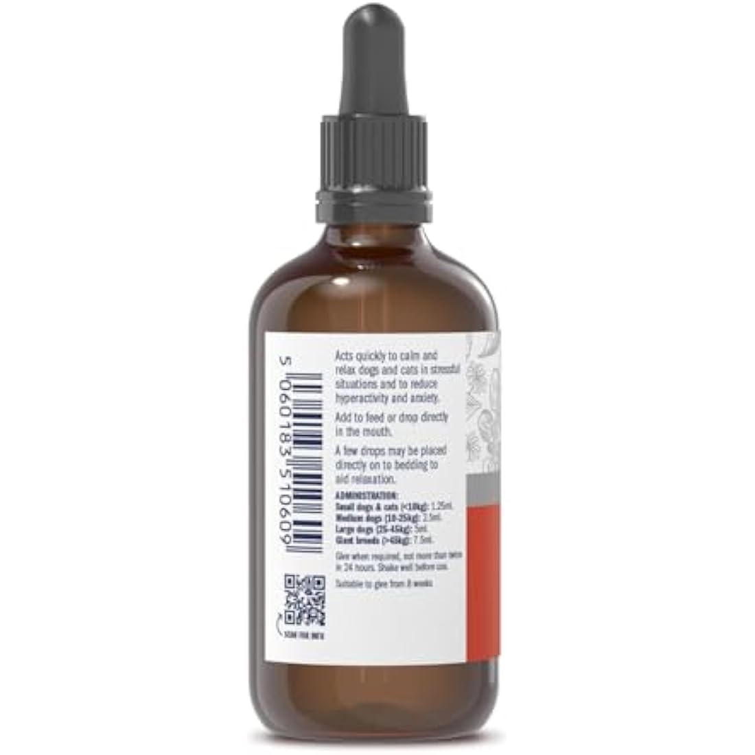 Dorwest Valerian Compound for Dogs and Cats, 100ml, Quick-acting Dog Calming Liquid Drops - Valerian for Dogs, Non-Drowsy