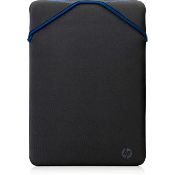 HP - PC Protective Reversible Sleeve for Laptops up to 14 Inches Black/Blue Design