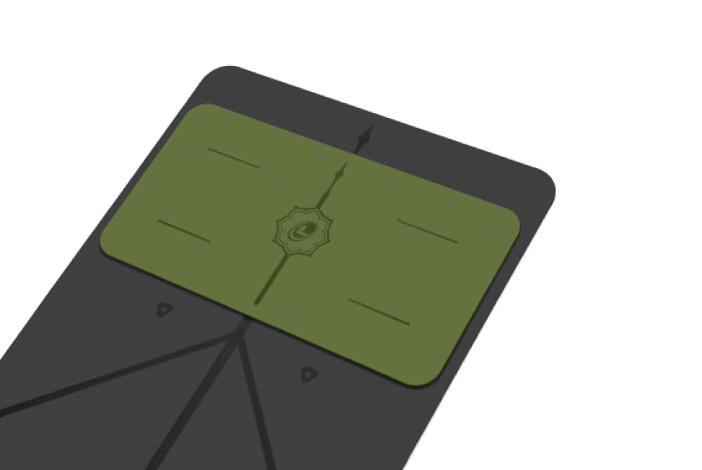 Liforme Yoga Pad - Patented Alignment System, Warrior-like Grip, Non-slip, Eco-friendly and biodegradable, 4.2mm thick pad for knee, elbow and hand