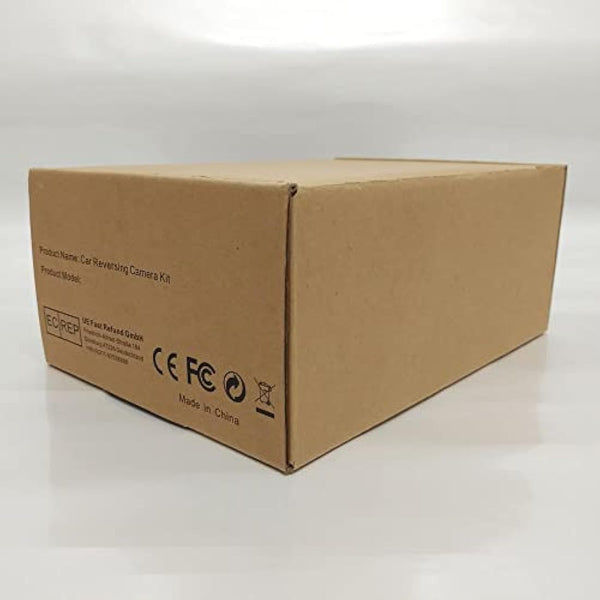 Reversing Camera Kit, 18LEDs IR Night Vision Waterproof Rear View Reversing Backup Camera with 10M Cable +12V-24V 7" Car TFT LCD Screen HD Monitor for Large Truck/Bus/RV/Trailer/Tractor/camper