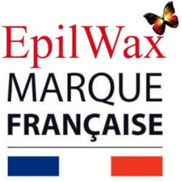 EpilWax Royal Depilatory Kit Complete with: Professional Wax Heater 5 Roll-On Wax 100 ml variegated, 100 Depilatory Strips, 1 Bottle of 250 ml After Wax Oil - (Royal Series variegated 5)