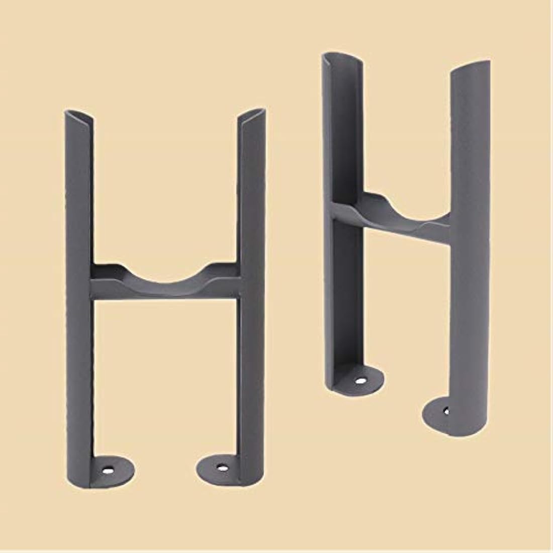 NRG Pair of Floor Mounting Feet for Traditional 3 Column Radiators Anthracite