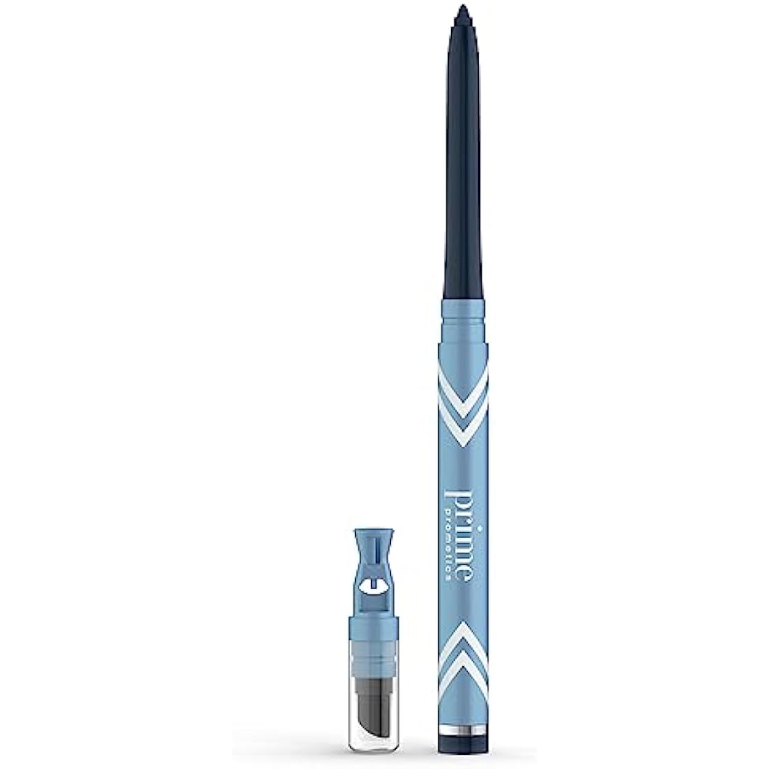 Prime Prometics PrimeEyes Glide Eyeliner for Mature Women – Water-Resistant, Long-Stay and Mess-Proof – Gel Cream Texture, Discreet Sharpener and Effective Smudger (Sapphire (Blue))