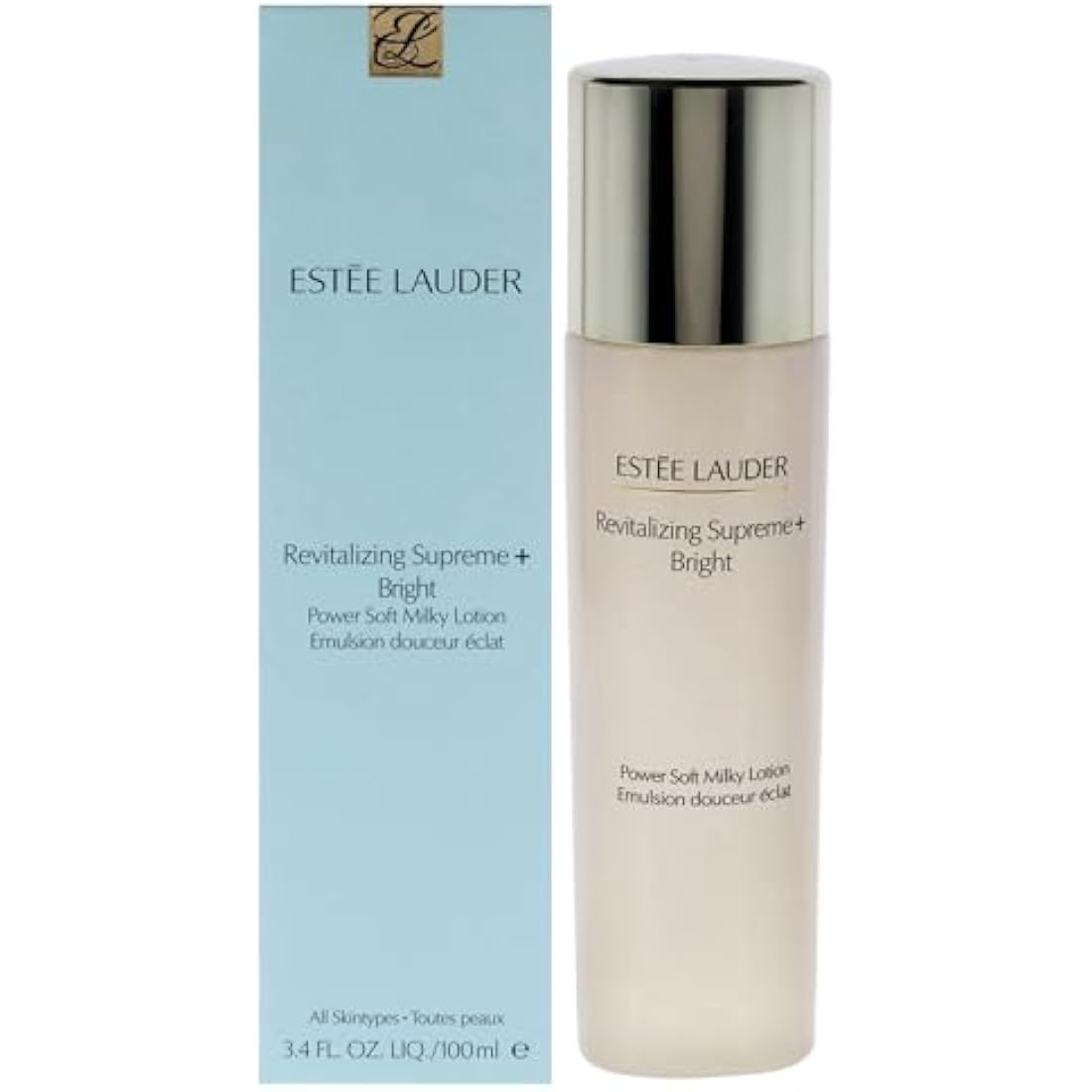 Estee Lauder Revitalizing Supreme Plus Bright Moisturizer Power Soft Milky Lotion For Women 3.4 oz Lotion