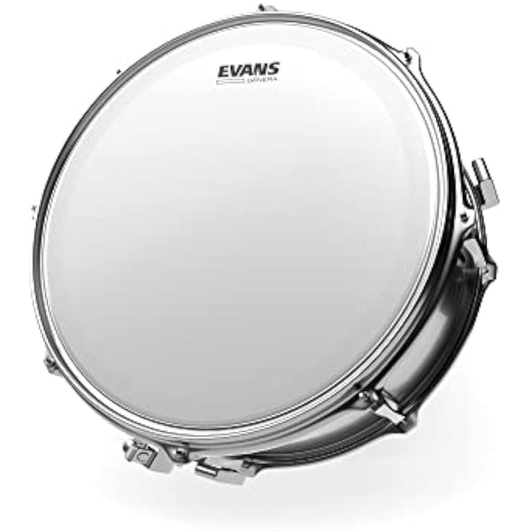 Evans Genera Coated Snare Drum Head - 14 Snare Drum Head - Balanced Attack, Short Sustain, and Dark Tone - 14 Inch - Made in the USA