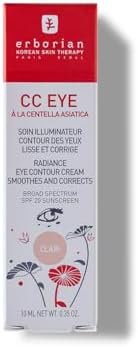Erborian - CC Eye Cream with Centella Asiatica - Illuminating, Moisturizing and Correcting Tinted Eye Cream SPF 20 - Smoothes and Corrects Dark Circles - 10 ml