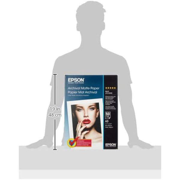 Epson 2357148 Archival Matte Paper Matte paper A3 (297 x 420 mm) 189g / m2 50 sheets