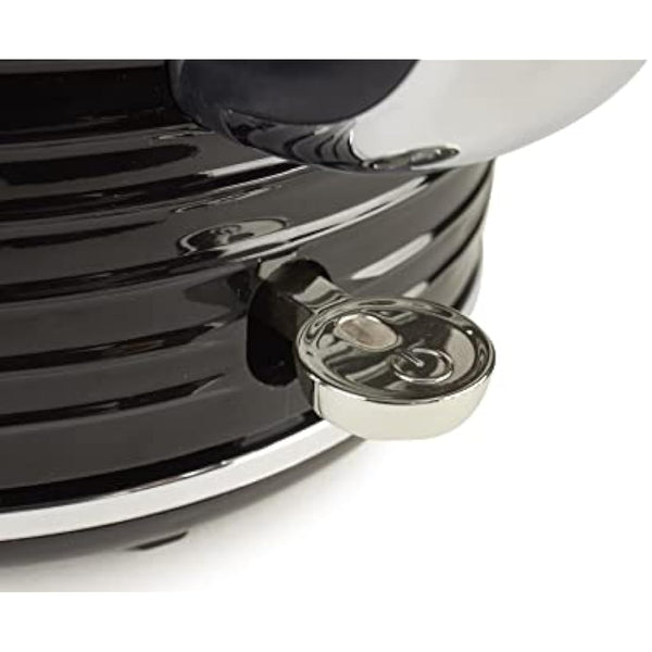 Haden Devon 1.7L Black Kettle – Stylish, Lightweight, Cordless Kettle for Tea & Coffee – Perfect for Daily Use in Small Kitchens and Homes – Essential Electric Kitchen Appliance