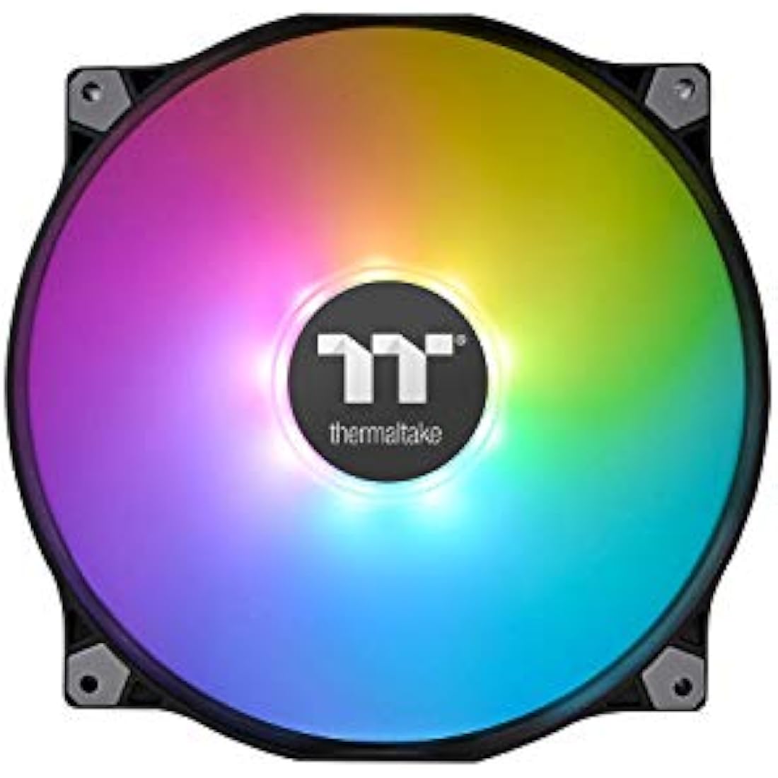 Thermaltake Pure 20 ARGB Sync Edition Quiet Radiator PWM LED Fan 5V RGB 200mm - Black (Controller included),CL-F081-PL20SW-A,1 Pack