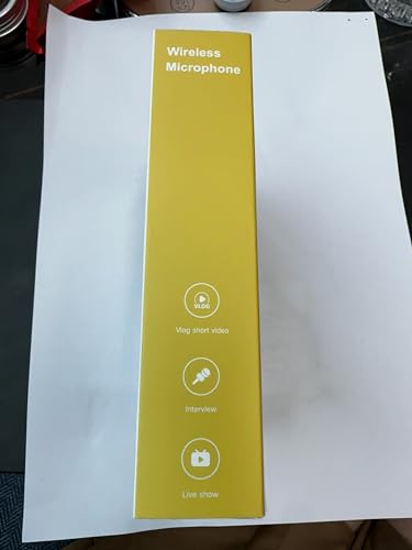 OSA Wireless Microphone for iPhone iPad with Smart Charge Case and Digital Display, 40H Clip on Wireless Lavalier Microphone with Noise Reduction for Video Recording, Plug & Play (2 Mic, 2 Recive)