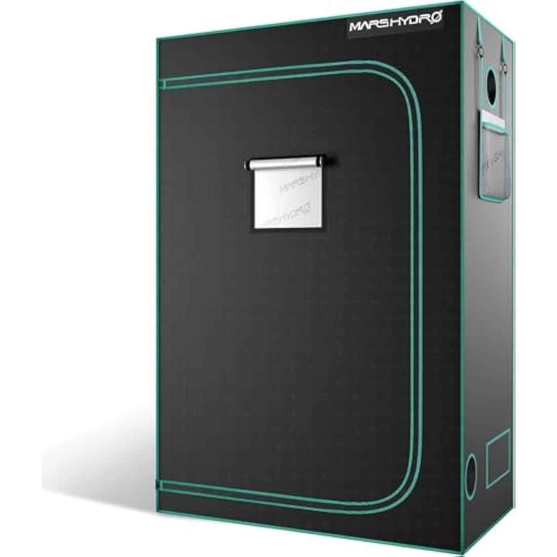 MARSHYDRO 120X60X180 CM Reflective Mylar Hydroponic Grow Tent Hydro Box Lightproof and Waterproof for Indoor Plant Growing