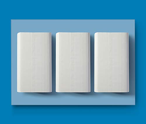 AmazonCommercial Singlefold (V-Fold / ZZ-Fold) Paper Hand Towels, 2-ply Pure Cellulose, 3990 Sheets (15 packs of 266), Sheet Size: 22 x 21 cm, H3 Dispenser Compatible