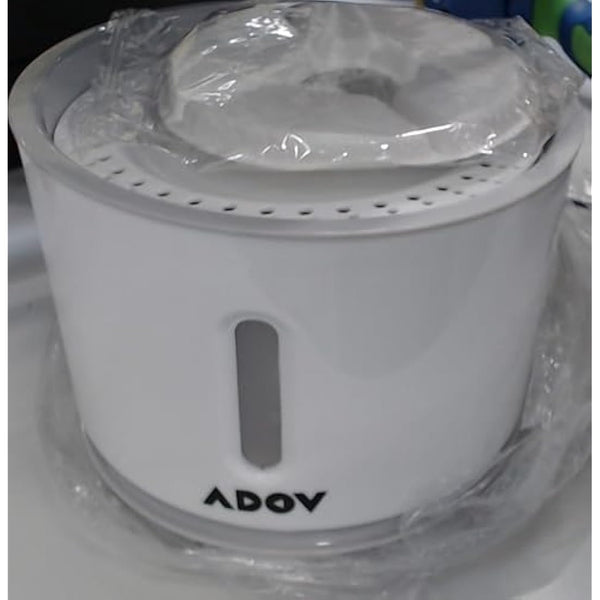ADOV Cat Water Fountain for Drinking, USB Powered 2.4L Cat Water Dispenser with Water Level Window, Quiet, Healthy, Hygienic, Automatic Pet Drinking Fountain for Kitten, Dogs and Small Animals