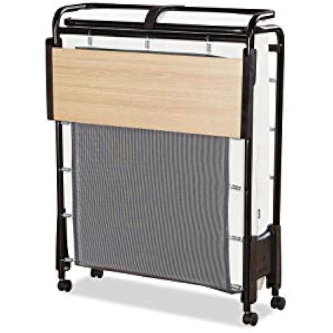 JAY-BE Revolution Folding Bed with Memory e-Fibre Mattress, Compact, Single