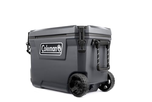 Coleman Convoy Heavy-Duty Insulated Hard Cooler with handles| large capacity| Keeps Ice for up to 5 Days| Full foam insulation| Large Durable Portable Cool Ice Box for Rugged Outdoor Use & Jobsites