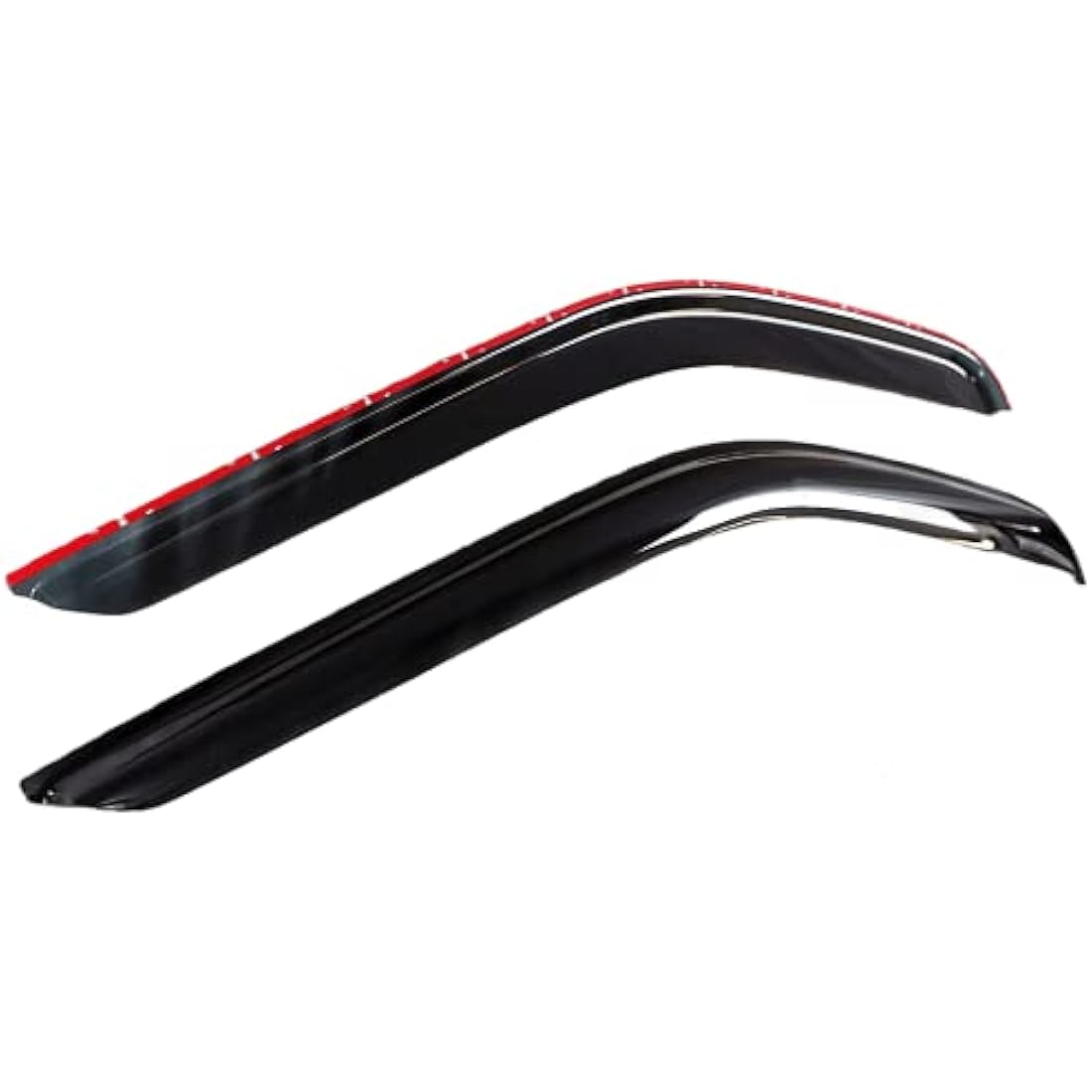 2x Wind Deflectors compatible with Ford Transit Custom Tourneo 2012 2013 2014 2015 2016 2017 2018 2019 2020 2021 2022 Acrylic Glass Windows Weather Shields Visors Rain Snow Sun Guards