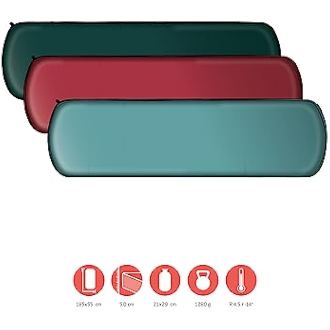 Grand Canyon Hattan 5.0 m self-inflating sleeping mat, camping mat, 185 x 55 x 5.0 cm