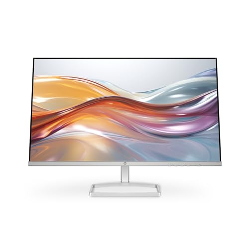 HP Series 5 27" FHD Height Adjust Monitor (527sh) - 100Hz Refresh Rate, 1500:1 AR, 99 percent sRGB Spectrum, 300 Nits Brightness - HDMI, VGA Ports - Ergonomically Adjustable - Responsibly Made