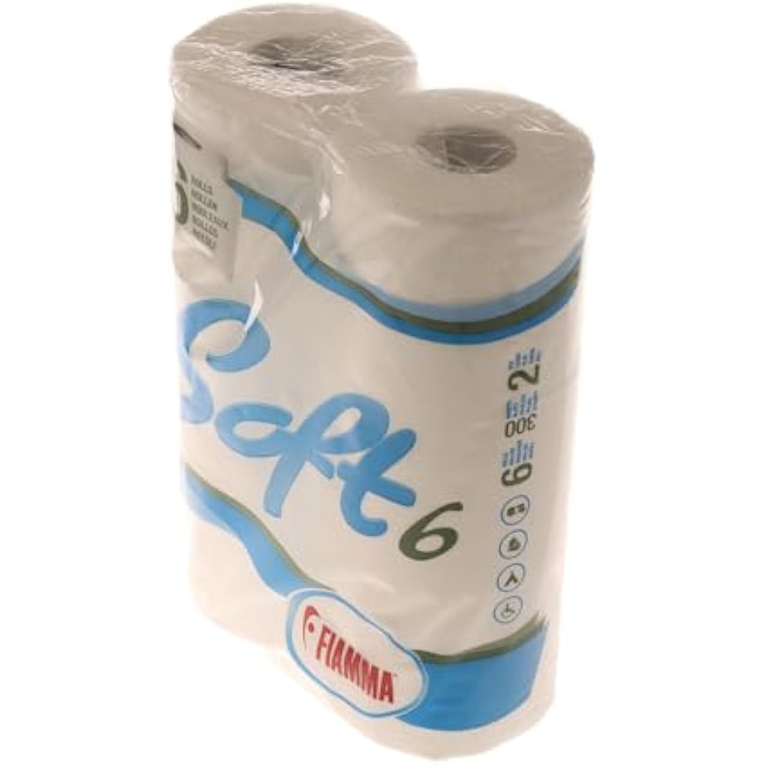 Fiamma 301/051 Toilet Paper Soft 6 Rolls