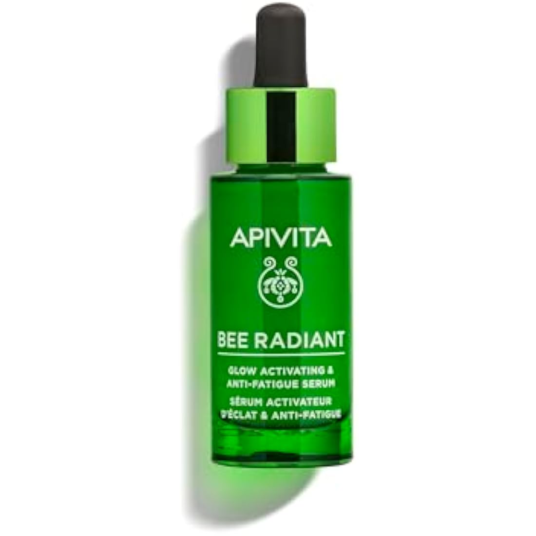 Apivita Bee Radiant Glow Activating & Anti-Fatigue Serum 30ml - Facial Serum with Propolis, White Peony & Dragon Fruit - Brightens, Tackles Discolorations & Aging Signs for a Plumper, Youthful Skin