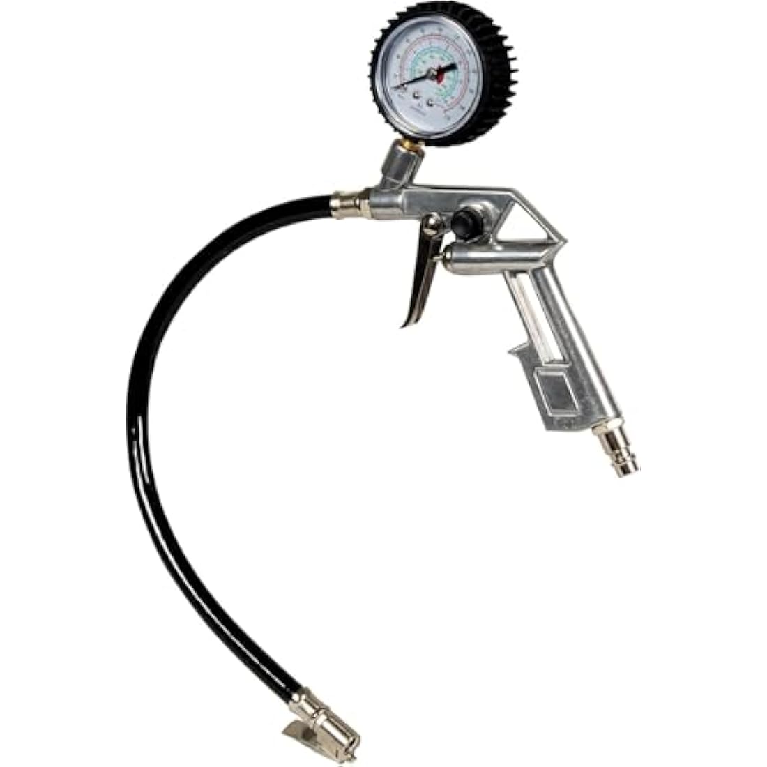 Einhell Metal Air Tool Accessory Set | 5 Pc Compressor Air Tools With Quick Coupling - Airbrush Kit, Spray Gun, Blow-Out Gun, 4M Compressed Air Hose, Tyre Pressure Gauge And Inflator