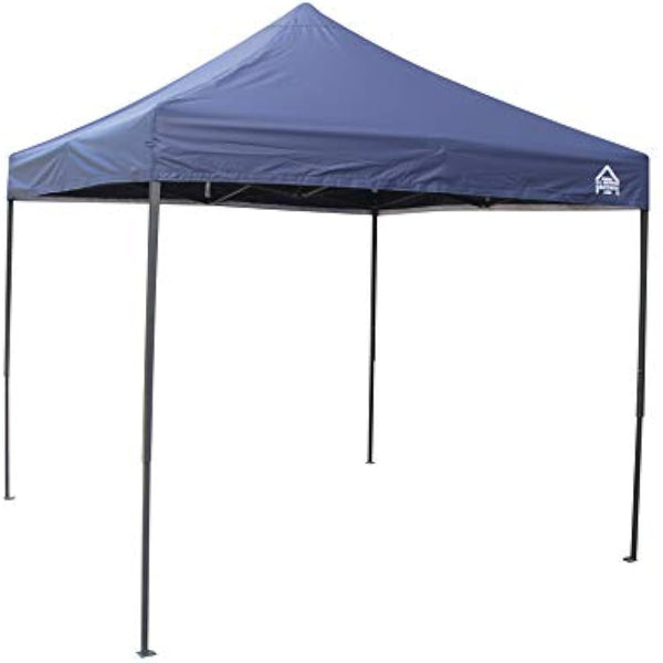 All Seasons Gazebos | 2.5x2.5m Fully Waterproof, Heavy Duty Pop Up Gazebo | 4 Side Walls & Accessory Pack (Navy Blue)