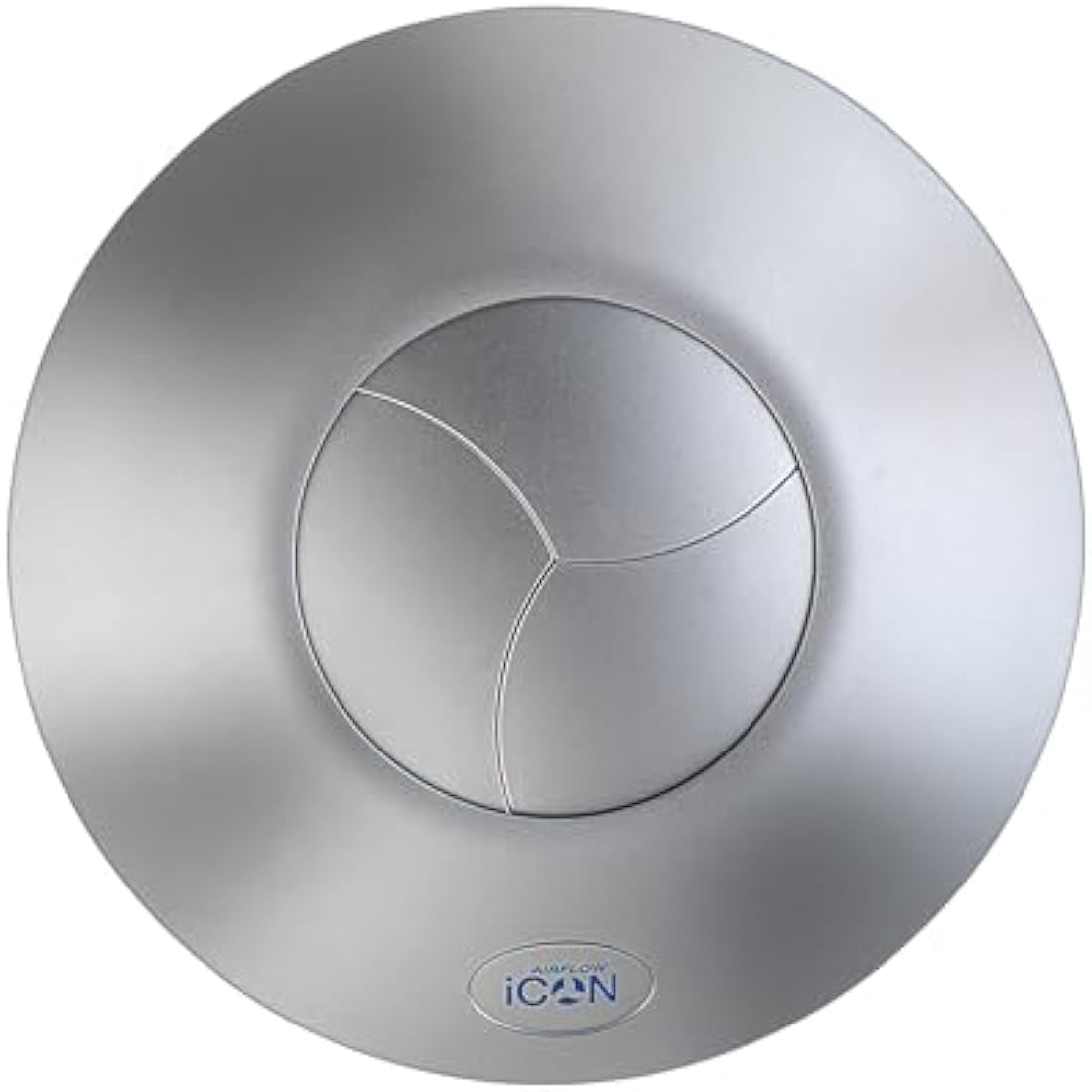 Airflow iCON 15 Fan Cover in Elegant Silver – Designer Look for Bathrooms – Fits iCON 15 Extractor Fan