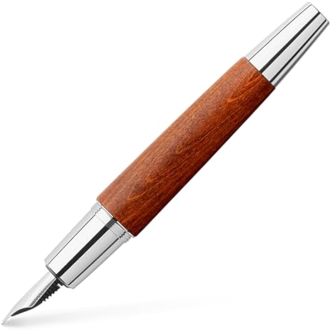 Faber Castell F148200Faber-Castell E-Motion fountain Pen Brown M, Pear wood brown.