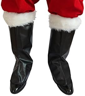Ahititi Santa Claus Costume for Men Santa Suit Adults 11pcs Mens Deluxe Professional Christmas Clause Outfit Xmas Cosplay