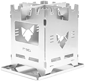 FENNEK Hobo Premium, the foldable outdoor cooker made of heat-resistant stainless steel, XL set with extensive accessories, made in Germany